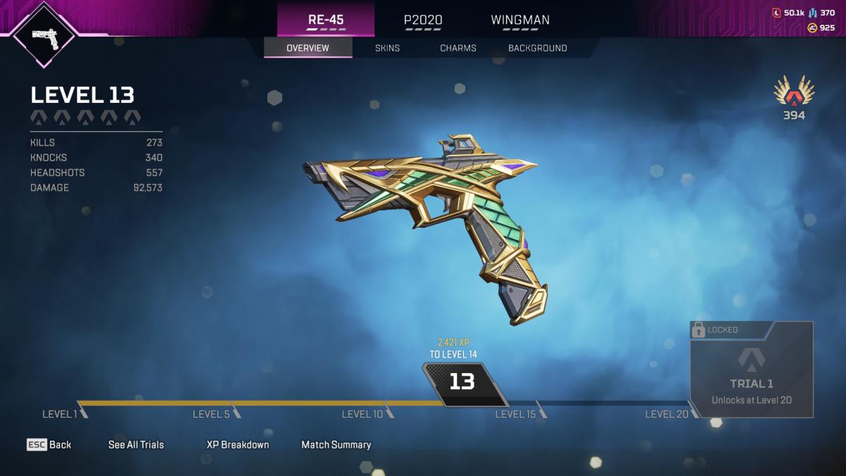 Apex Legends only has three pistol-type weapons in the game.
